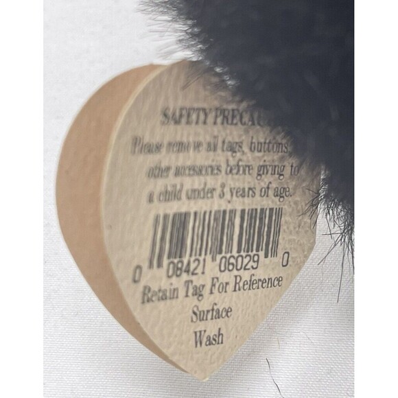 Ty Attic Treasure 8” Ivan Black Teddy Bear Sweater Jointed Plush Stuffed Animal - Picture 13 of 14